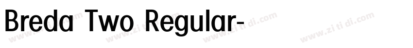 Breda Two Regular字体转换
